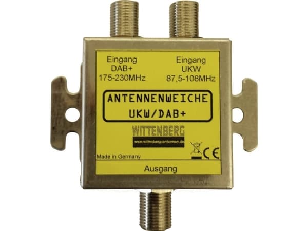 Wittenberg Antennen UKW &amp; DAB+ Antennefordeler UKW, DAB+ Antennefordeler UKW, DAB+