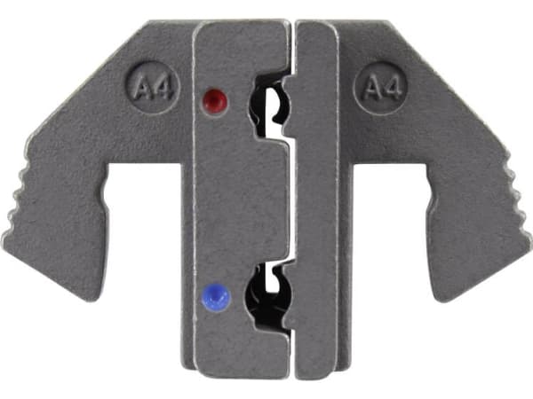 TOOLCRAFT PLE-0A4 Crimp-indsatser Crimpindsats til isolerede fladstik, vinklet Passer til mærke: TOOLCRAFT PZ-500