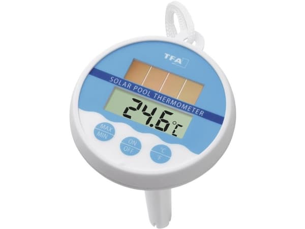 TFA Dostmann Solar Svømmebasseng termometer Hvid