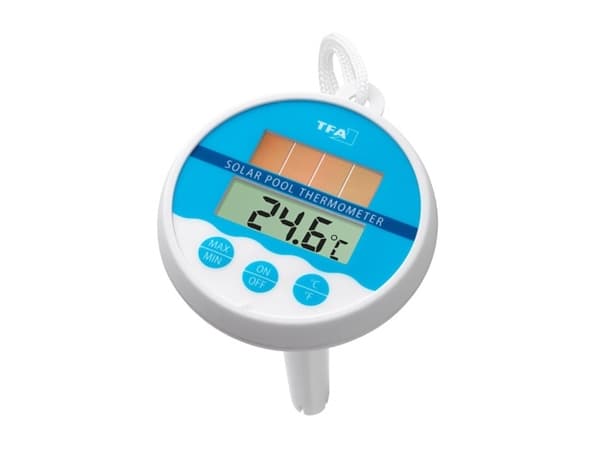 TFA Dostmann Solar Svømmebasseng termometer Hvid
