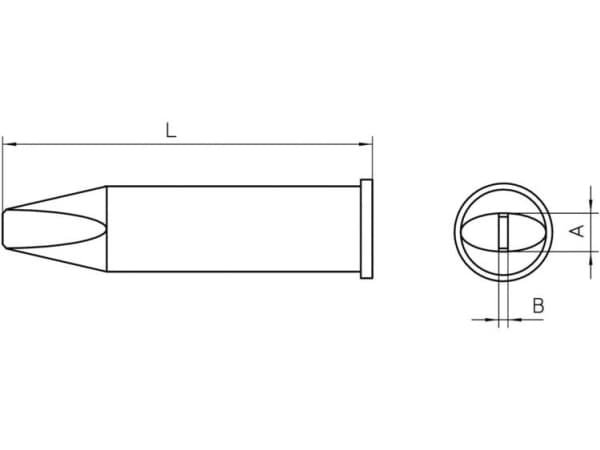 Weller T0054480199, Loddespiss, Weller, WXP200, Satin Stål, CE, 1 stykker