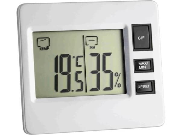 TFA-Dostmann 30.5028, Elektronisk miljøtermometer, Innendørs, °C, 0 - 50 °C, Digitalt, 32 - 122 °F
