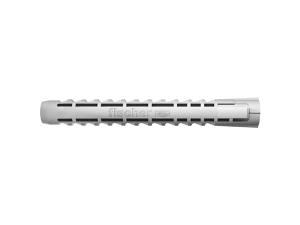 Fischer SX 6 x 50, Ruuvi- ja seinätulppasarja, Betoni, Muovi, Harmaa, 50 mm, 6 mm, 50 mm, 6 mm