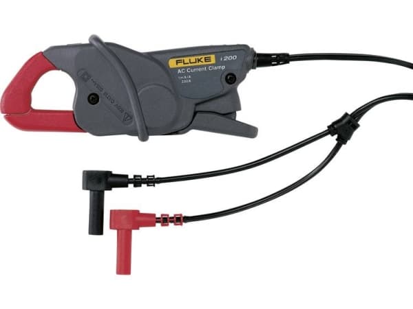 Fluke i200, Sort, Rød, Bananplugger, CAT III, 1,5 m, 1 stykker
