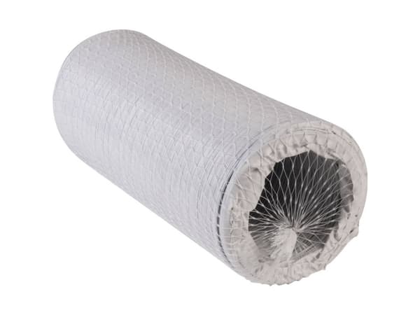 Wallair N52848 Fleksibel spiralslange Plastic (Ø x L) 12.7 cm x 3 m Hvid
