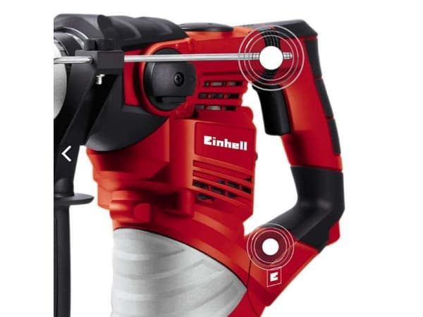 Einhell TH-RH 1600, SDS Plus, Svart, Grå, Silver, 3,2 cm, 800 RPM, 4 J, 3900 BPM