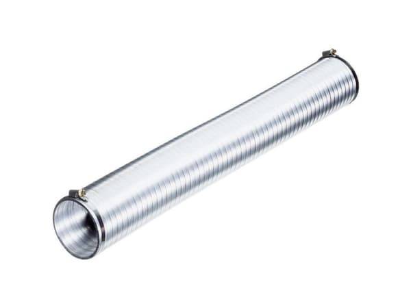 Wallair N51808 Fleksibelt ventilationsrør Alumiini (Ø x L) 10 cm x 2,5 m Sølv