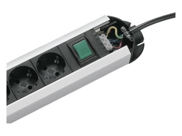 Bachmann PRIMO - Effektband - utgångskontakter: 12 (CEE 7/4) - 1.8 m sladd - Tyskland - svart