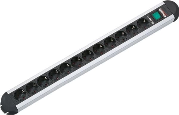 Bachmann PRIMO - Effektband - utgångskontakter: 12 (CEE 7/4) - 1.8 m sladd - Tyskland - svart