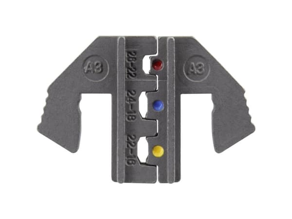 TOOLCRAFT PLE-0A3 1423368 Crimptång Isolerade kabelskor; 0,1 till 1,5 mm² Lämplig för märket TOOLCRAFT PZ-500