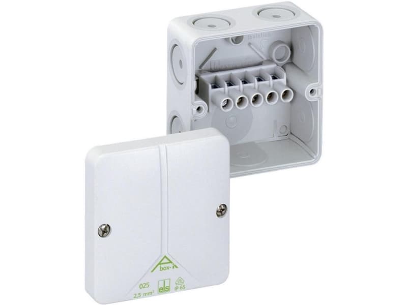 SPELSBERG Kopplingsdosa2,5mm² grå Abox-I7xM20 membran Inkl. klämmaIP 65, UV-beständig