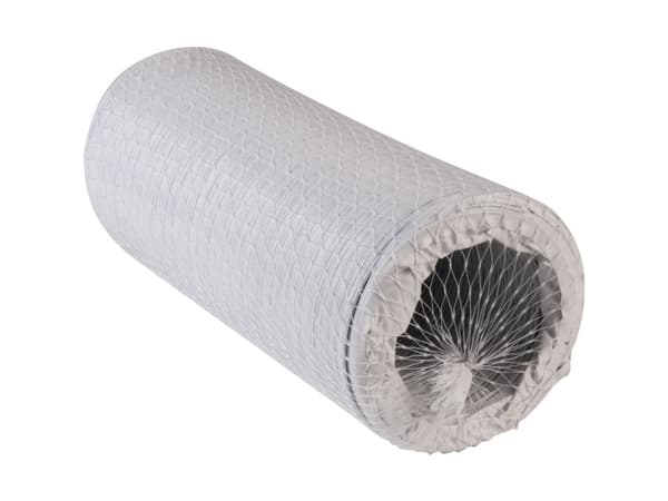Wallair N52870 Fleksibel spiralslange Plastic (Ø x L) 15.2 cm x 3 m Hvid