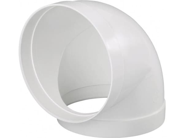 Wallair 20210165 Rundrørs-ventilationssystem 150 Rørbue 90°