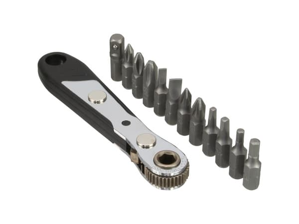InLine 4043718189984, 11 cm, Musta, Hopea
