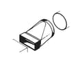 Miniatyrbilde 1 av 3: Wallair 20200115 Fladkanals-ventilationssystem 100 Overgangsstykke 110/100