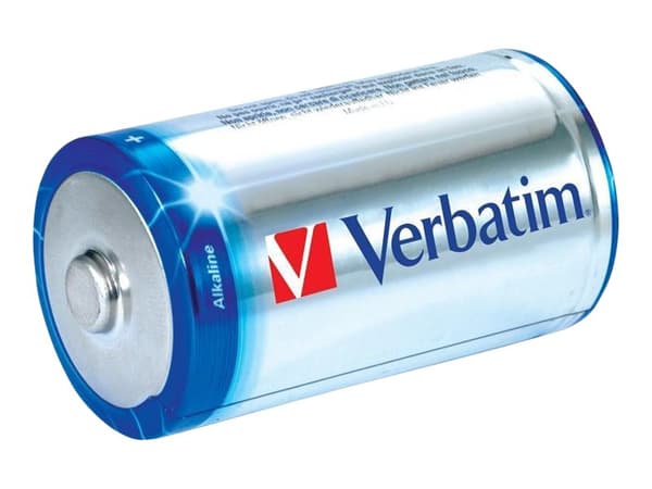 Verbatim - Batteri 2 x C - Alkalisk