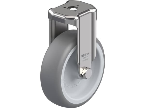 Blickle 574426 Rustfrit stål apparater hjul med bolt hul Ø 100 mm lejer