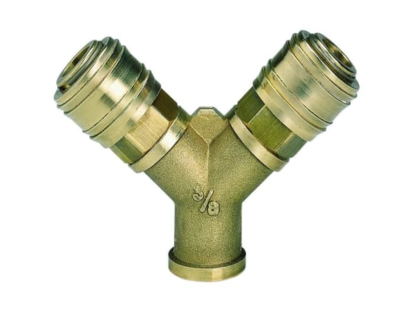 Einhell Einhell Y-kaksoispikaliitin paineilmaan 3/8" kierteellä