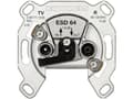 Miniatyrbild 5 av 5: KATHREIN ESD 64 - TV/Satellite/Radio antenna socket mechanism - IEC ( female ), IEC ( male ) - 1 TV socket, 1 radio socket
