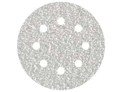wolfcraft GmbH 4006885115309, Slipeskive, Tre, Sølv, Rund, 12,5 cm, 25 stykker
