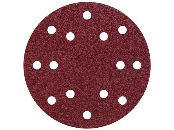 wolfcraft GmbH 4006885184305, Sandpapper, Metall, Trä, Korund, Brun, Rund, 15 cm