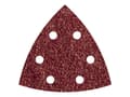 Miniatyrbild 2 av 5: wolfcraft GmbH 4006885185302, Sandpapper, Metall, Trä, Korund, Brun, 9,5 cm, 5 styck