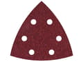 Miniatyrbild 1 av 5: wolfcraft GmbH 4006885185302, Sandpapper, Metall, Trä, Korund, Brun, 9,5 cm, 5 styck