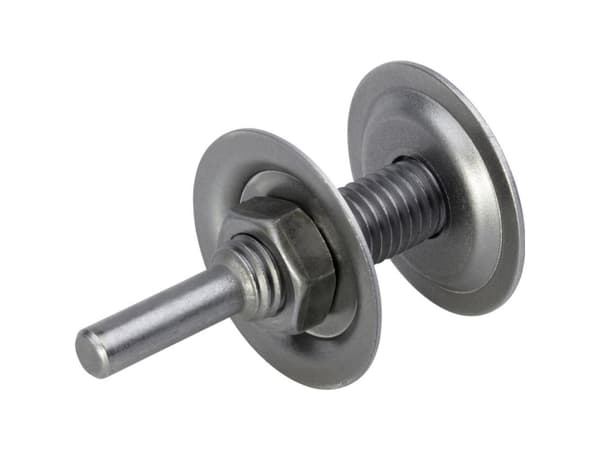 wolfcraft GmbH 2116000, Skaft-hållare, for sanding and polishing discs without shank, 1 styck, 1 cm, 6 mm