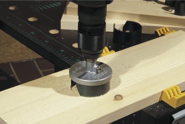 w-fcraft GmbH 2164000, sett, bor, gips, panel, tre, svart, metall, sekskantskaft