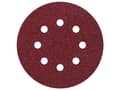 Miniatyrbild 1 av 5: wolfcraft GmbH 4006885225305, Slipskiva, Korund, Röd, Rund, 12,5 cm, 5 styck