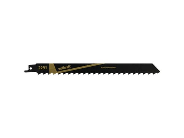 wolfcraft GmbH 2291000, Sabelblad, Trä, Kromvanadiumstål (Cr-V), 21 cm, 8,5 mm, 18 cm