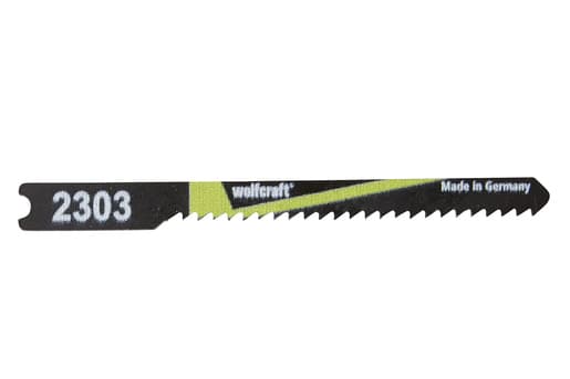 wolfcraft GmbH 2303000, Figursågblad, Spånskiva, Plywood, Mjuka träslag, Stål med hög kolhalt (HCS), 5 cm, 2 mm, 2 cm