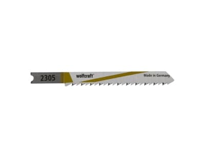 wolfcraft GmbH 4006885230507, Figursågblad, Plast, Trä, Stål med hög kolhalt (HCS), Grå, Gul, 6 cm, 2,5 mm