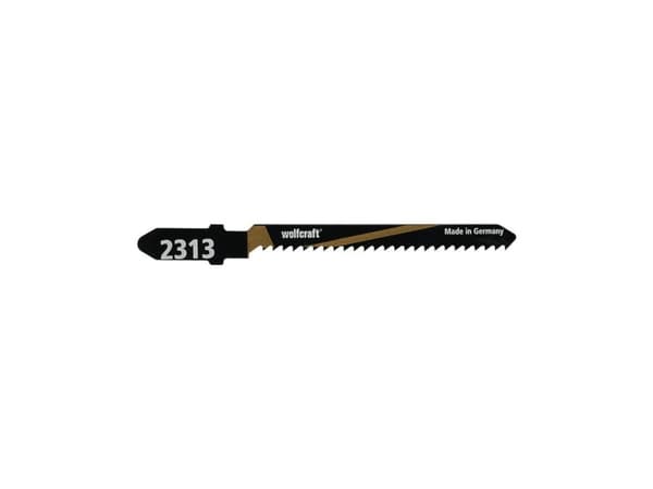 wolfcraft GmbH 2313000, Figursågblad, Spånskiva, Plywood, Mjuka träslag, Stål med hög kolhalt (HCS), 5 cm, 2 mm, 2 cm