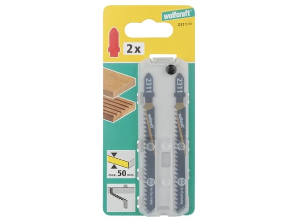 wolfcraft GmbH 2361000, Pistosahanterät, Lastulevy, vaneri, havupuu, High Carbon Steel (HCS), 7,5 cm, 3 mm, 5 cm