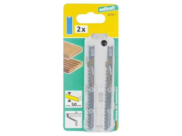wolfcraft GmbH 2370000, Stikksagblad, Sponplate, MDF, Kryssfiner, Mykt tre, High Carbon Steel (HCS), 7,5 cm, 4 mm, 5 cm