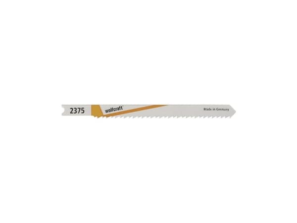 wolfcraft GmbH 2375000, Figursågblad, Spånskiva, Hårt träslag, Laminat, Plast, Trä med spik, Bimetall, 7,5 cm, 2,5 mm, 3 cm