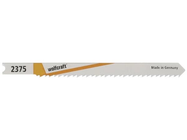 wolfcraft GmbH 2375000, Figursågblad, Spånskiva, Hårt träslag, Laminat, Plast, Trä med spik, Bimetall, 7,5 cm, 2,5 mm, 3 cm