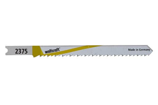 wolfcraft GmbH 2375000, Figursågblad, Spånskiva, Hårt träslag, Laminat, Plast, Trä med spik, Bimetall, 7,5 cm, 2,5 mm, 3 cm