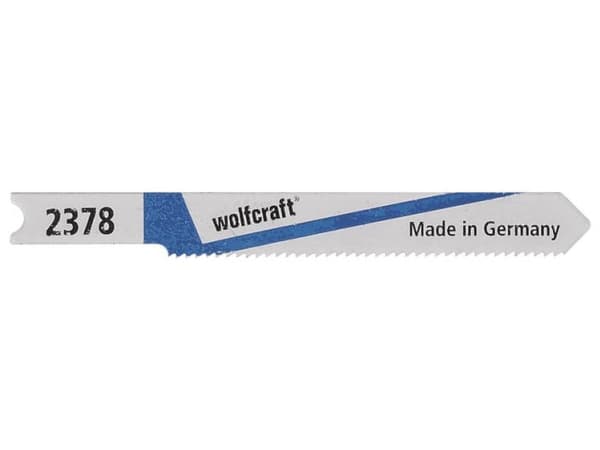 wolfcraft GmbH 2378000, Stikksagblad, Ikke-jernholdig metall, Rustfritt stål, Rustfri stålplate (tynn), Bimetall, 5 cm, 1,2 mm, 3 mm