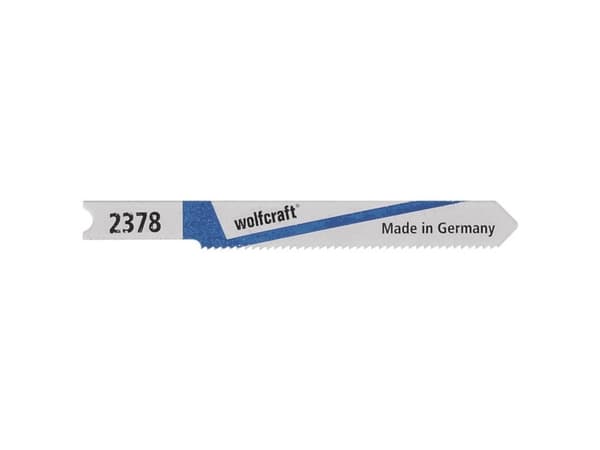 wolfcraft GmbH 2378000, Stikksagblad, Ikke-jernholdig metall, Rustfritt stål, Rustfri stålplate (tynn), Bimetall, 5 cm, 1,2 mm, 3 mm
