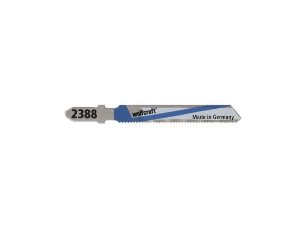 wolfcraft GmbH 2388000, Figursågblad, Icke-järnmetaller, Rostfritt stål, Rostfri stålplåt (tunn), Bimetall, 5 cm, 1,2 mm, 3 mm