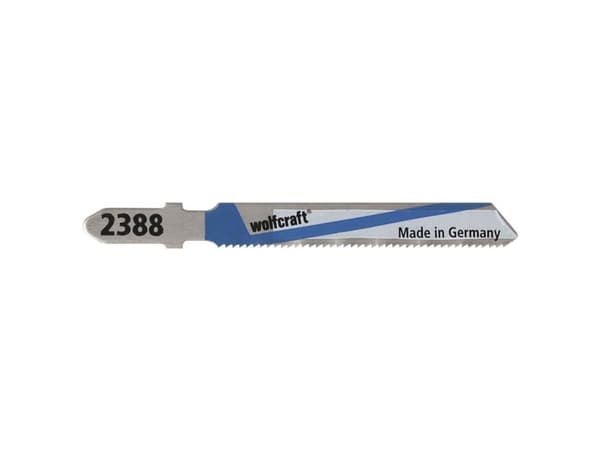 wolfcraft GmbH 2388000, Figursågblad, Icke-järnmetaller, Rostfritt stål, Rostfri stålplåt (tunn), Bimetall, 5 cm, 1,2 mm, 3 mm