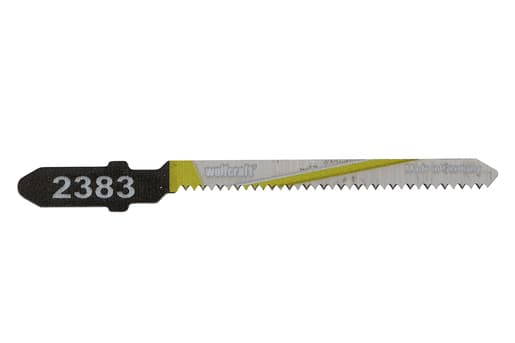 wolfcraft GmbH 2393000, Figursågblad, Spånskiva, Laminat, Parkett, Plywood, Mjuka träslag, Stål med hög kolhalt (HCS), 5 cm, 1,35 mm, 2 cm