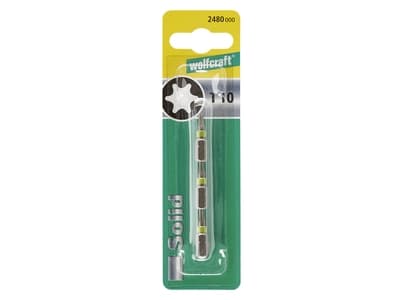 wolfcraft GmbH 4006885247802, 3 styck, Torx Plus, TX25, 25 mm, 25,4 / 4 mm (1 / 4")