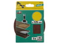 Miniatyrbild 3 av 5: wolfcraft GmbH 3180000, Slipskiva, Korund, Röd, Rund, 12,5 cm, 5 styck
