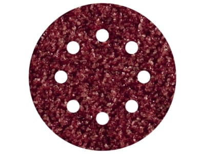 wolfcraft GmbH 3180000, Slipskiva, Korund, Röd, Rund, 12,5 cm, 5 styck