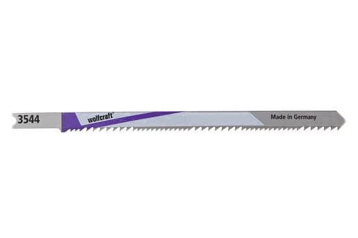 wolfcraft GmbH 4006885354401, Jigsaw blade, Metal, Wood, Bimetal, Grey, 10.5 cm, 2.8 mm