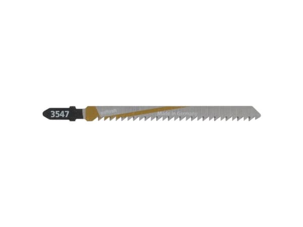wolfcraft GmbH 4006885354708, Jigsaw blade, Wood, High carbon steel (HCS), Grey, 9 cm, 3 mm