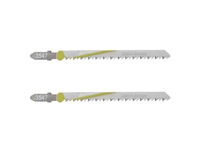 wolfcraft GmbH 4006885354708, Jigsaw blade, Wood, High carbon steel (HCS), Grey, 9 cm, 3 mm